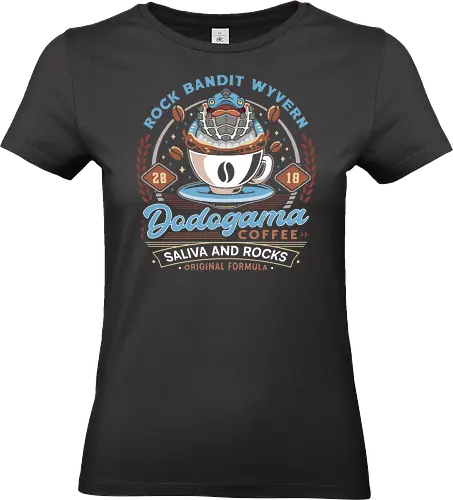 wyvern Coffee Emblem - hunter, monster, world, wyvern, game, gamer, gaming, video games, iceborne, palico, felyne, rise, wilds, pukei pukei - Standard T-Shirt (Frauen)