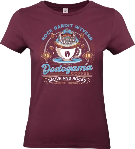 wyvern Coffee Emblem - hunter, monster, world, wyvern, game, gamer, gaming, video games, iceborne, palico, felyne, rise, wilds, pukei pukei - Standard T-Shirt (Frauen)