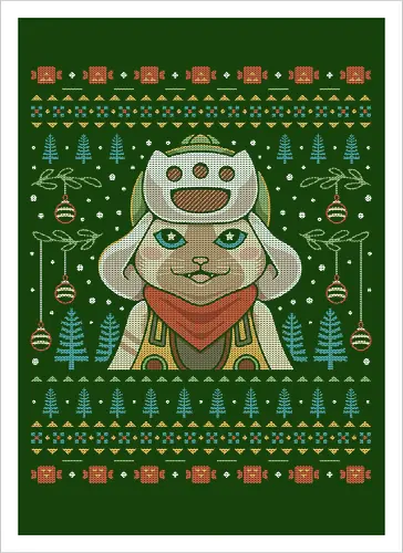 Felyne Palico Ugly Sweater