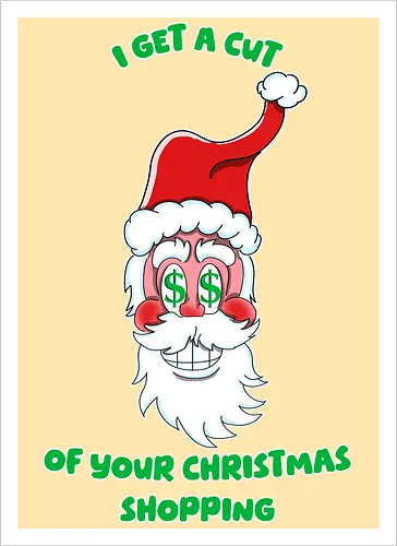 Ich kassiere bei deinem Weihnachtseinkauf mit Hässliche Weihnachten