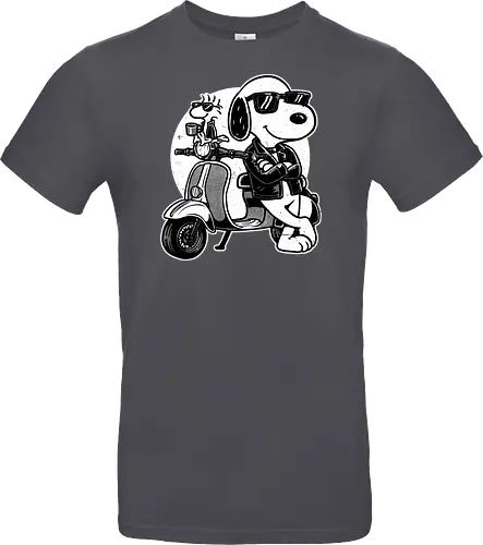 Cool Beagle Biker