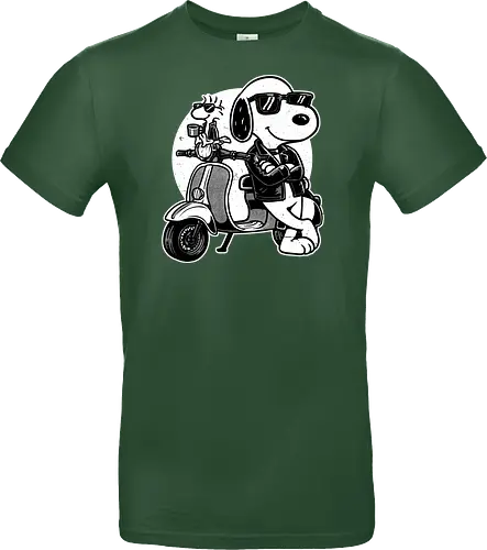Cool Beagle Biker