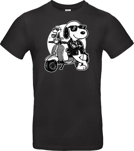 Cool Beagle Biker