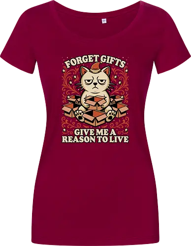 Sad Cat Gift Christmas