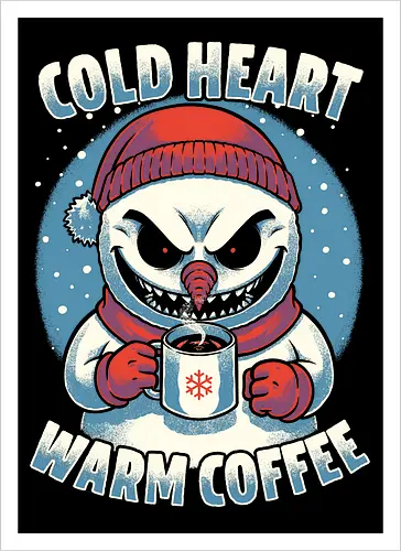 Snowman Evil Coffee