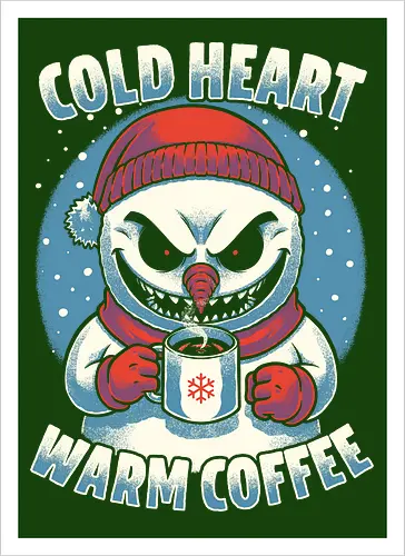 Snowman Evil Coffee
