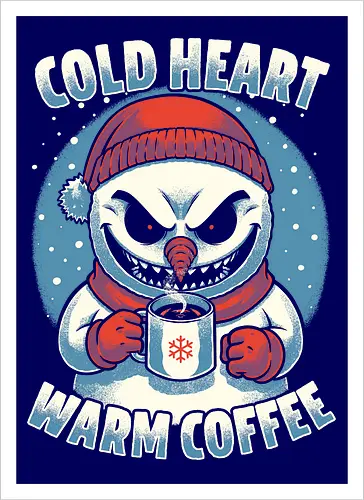 Snowman Evil Coffee