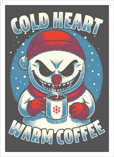 Snowman Evil Coffee