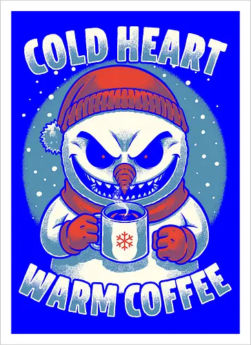 Snowman Evil Coffee