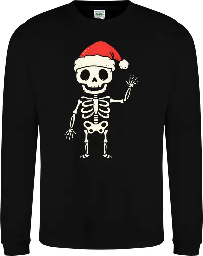 Santa Skeleton's Greeting
