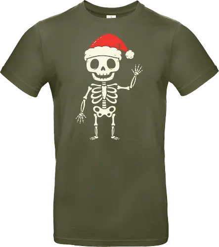 Santa Skeleton's Greeting