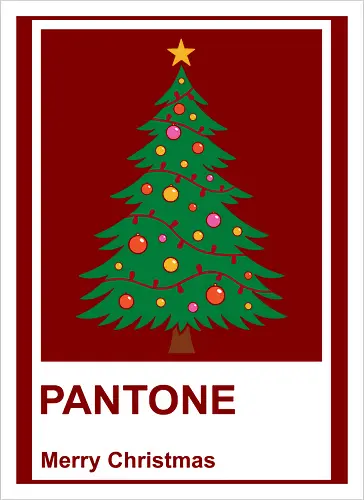 Pantone Merry Christmas