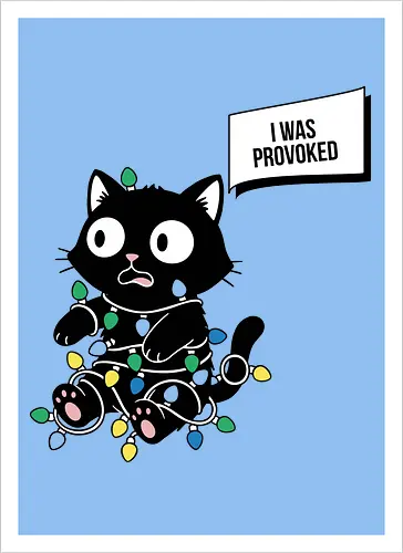  Christmas Cat: I Was Provoked