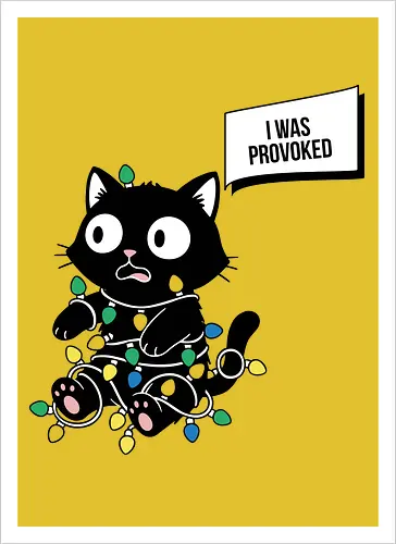  Christmas Cat: I Was Provoked