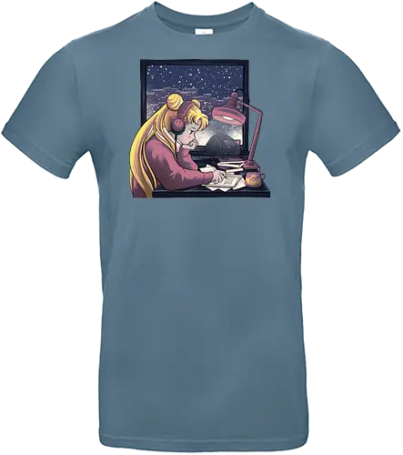 Lofi Moon Girl - Standard T-Shirt