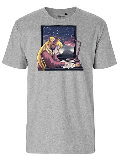 Lofi Moon Girl - Fairtrade T-Shirt
