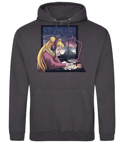 Lofi Moon Girl - Standard Hoodie