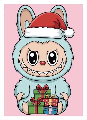  Cute Christmas labubu