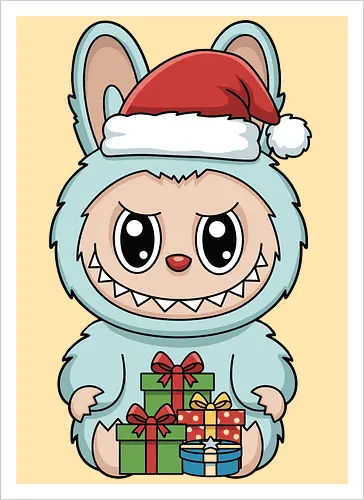  Cute Christmas labubu