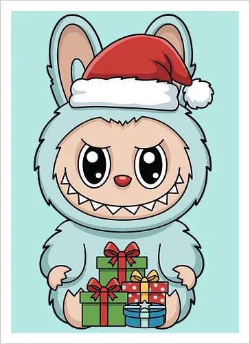 Cute Christmas labubu