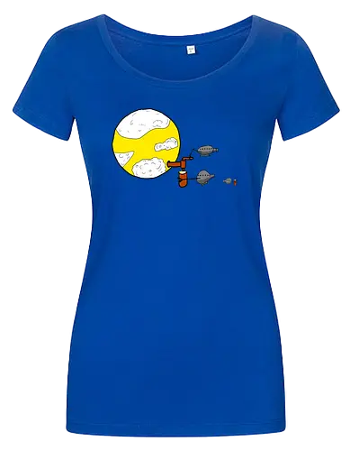 Bierplanet - Bier, Durst, Weltall, Alkohol - Damen T-Shirt