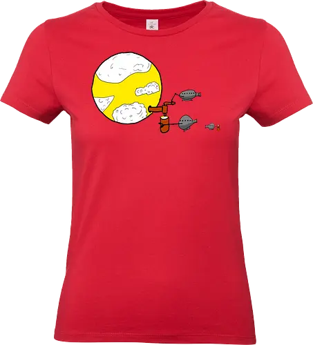 Bierplanet - Bier, Durst, Weltall, Alkohol - Standard T-Shirt (Frauen)