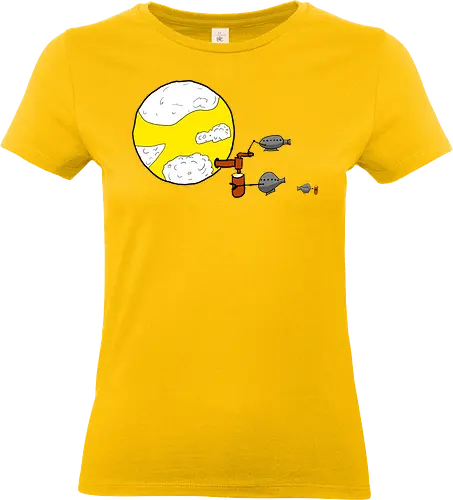 Bierplanet - Bier, Durst, Weltall, Alkohol - Standard T-Shirt (Frauen)
