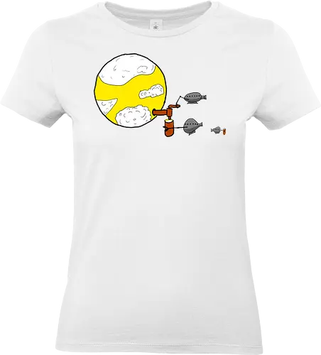 Bierplanet - Bier, Durst, Weltall, Alkohol - Standard T-Shirt (Frauen)