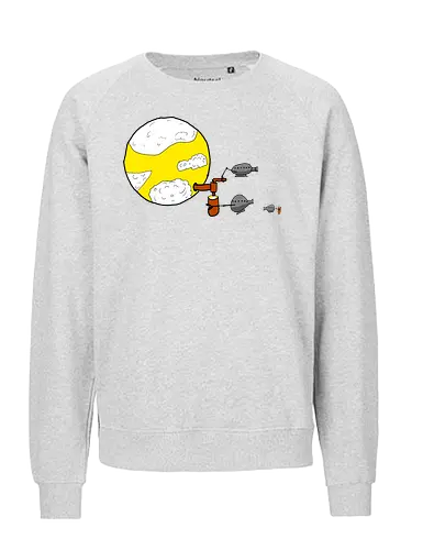 Bierplanet - Bier, Durst, Weltall, Alkohol - Fairtrade Sweatshirt