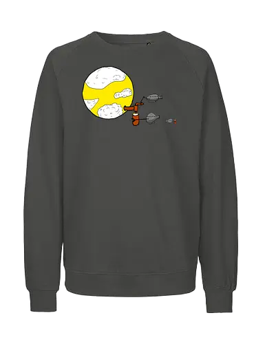 Bierplanet - Bier, Durst, Weltall, Alkohol - Fairtrade Sweatshirt