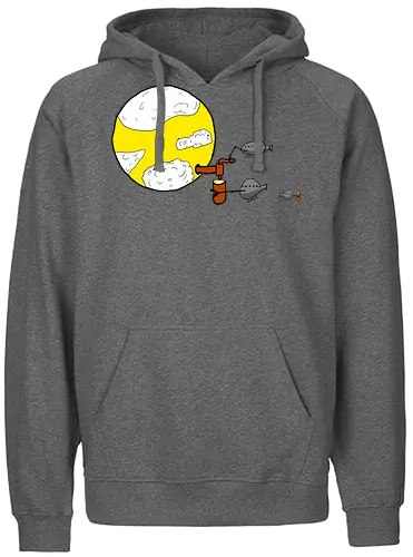 Bierplanet - Bier, Durst, Weltall, Alkohol - Fairtrade Hoodie