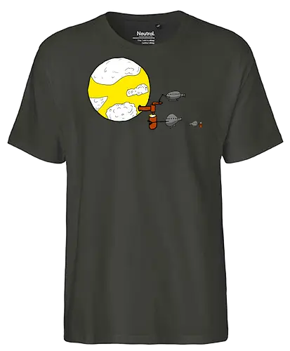 Bierplanet - Bier, Durst, Weltall, Alkohol - Fairtrade T-Shirt