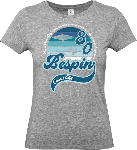 Vintage cloud city - retro, rebel, 70s, movies, films, date, galaxy, star, 80s, vintage, cloud city - Standard T-Shirt (Frauen)
