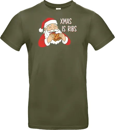 Funny BBQ Santa Claus