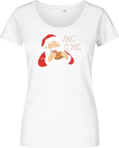 Funny BBQ Santa Claus