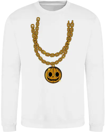 golden pumpkin head