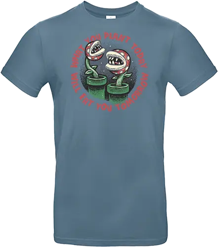 Plant Today Eat Tomorrow - Movie, film, video games, gaming, retro gamer, plants, funny, humor - Standard T-Shirt