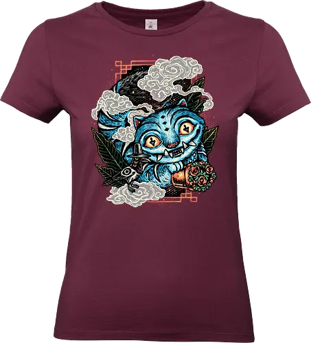 Ancient Blue Tiger - Movie, hunter, demons, tiger, animal, cute, animation, animated - Standard T-Shirt (Frauen)