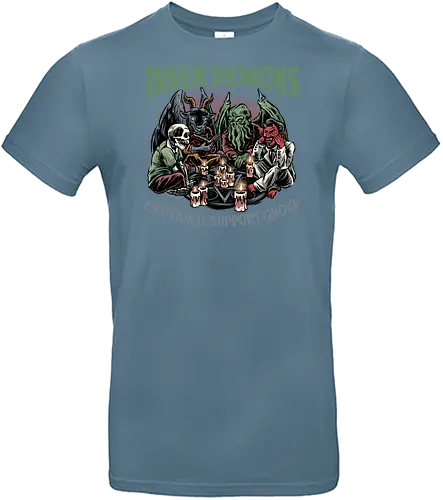 Inner Demons Group - Demons, emotional, support, death, cosmic, skeleton, funny, humor, inspirational, mash up - Standard T-Shirt