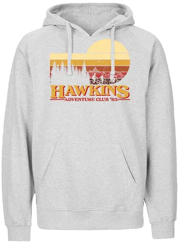 Retro Adventure Club - Strange, Hawkins, Adventure, Club 80's - Fairtrade Hoodie