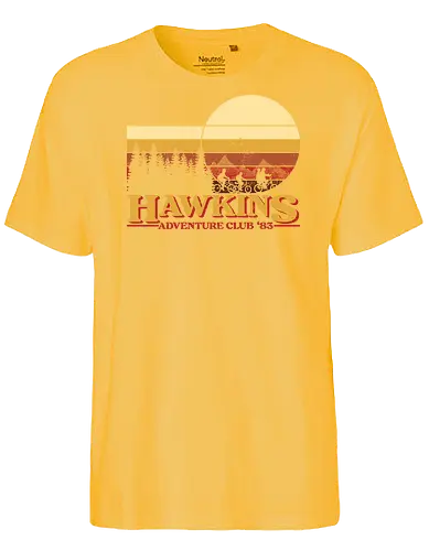 Retro Adventure Club - Strange, Hawkins, Adventure, Club 80's - Fairtrade T-Shirt
