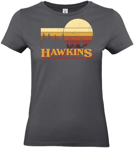 Retro Adventure Club - Strange, Hawkins, Adventure, Club 80's - Standard T-Shirt (Frauen)