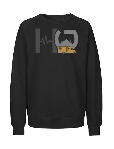 Homegeparkt Logo Bunt - Fairtrade Sweatshirt