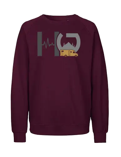 Homegeparkt Logo Bunt - Fairtrade Sweatshirt