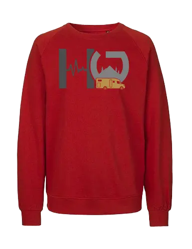 Homegeparkt Logo Bunt - Fairtrade Sweatshirt