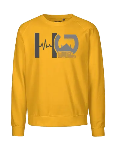 Homegeparkt Logo Bunt - Fairtrade Sweatshirt