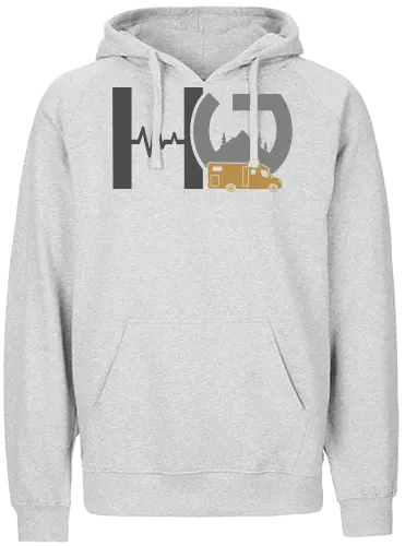Homegeparkt Logo Bunt - Fairtrade Hoodie