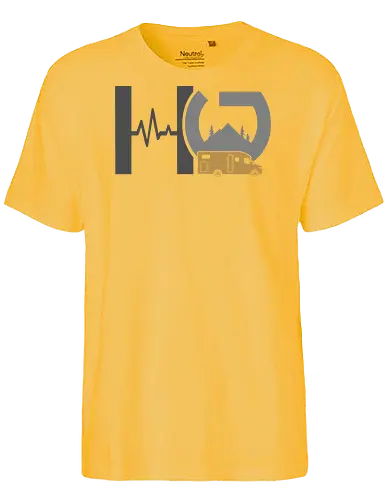 Homegeparkt Logo Bunt - Fairtrade T-Shirt