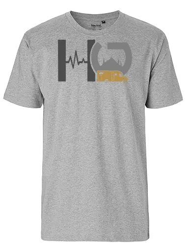 Homegeparkt Logo Bunt - Fairtrade T-Shirt