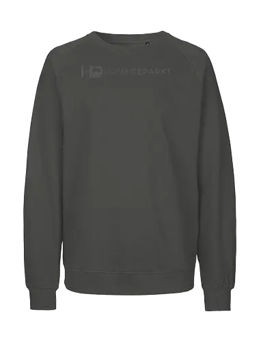 Homegeparkt Schrift & Logo - Fairtrade Sweatshirt